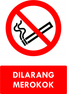 Tanda Safety Dilarang Merokok
