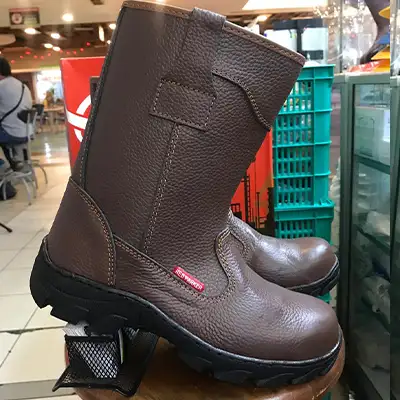 Distributor Sepatu Safety Redparker T186 warna coklat